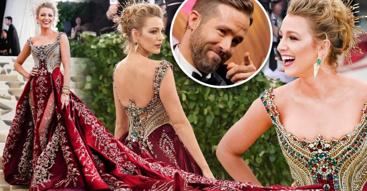 El look de Blake Lively en Gala MET tenía un mensaje 'oculto' para Ryan Reynolds