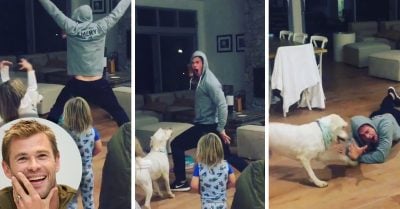 Chris Hemsworth parodia a Miley en Wrecking Ball y prueba que es un himno al drama