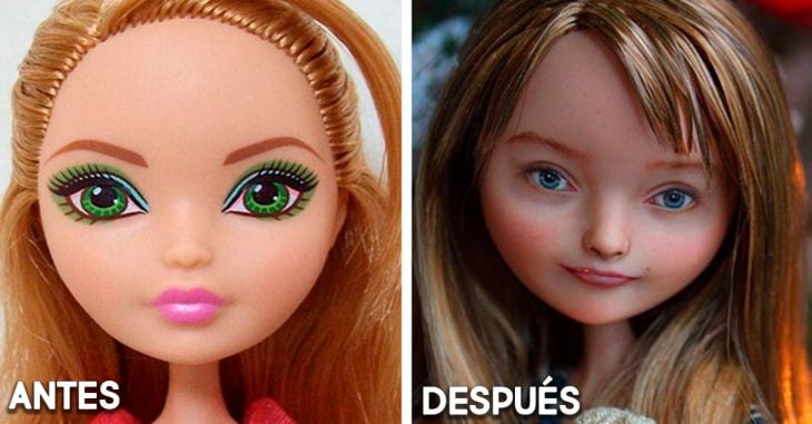Esta artista le da un nuevo rostro a las muñecas y las hace más realistas