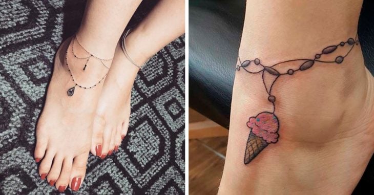 15 Diseños de tatuajes de tobillo que podrás lucir en verano
