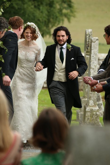 Kit Harington y Rose Leslie el día de su boda