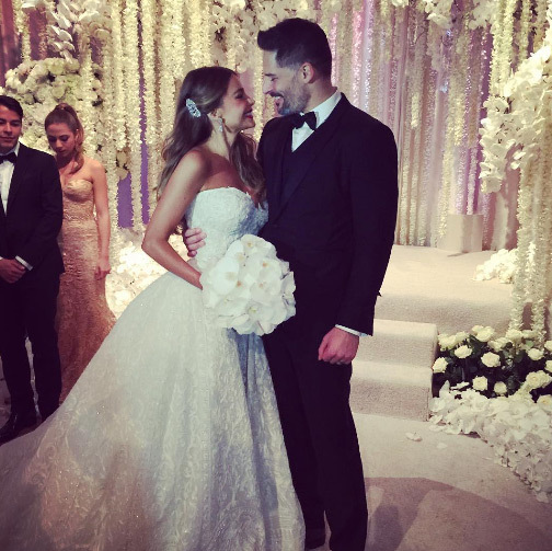 Sofia vergara el día de su boda 