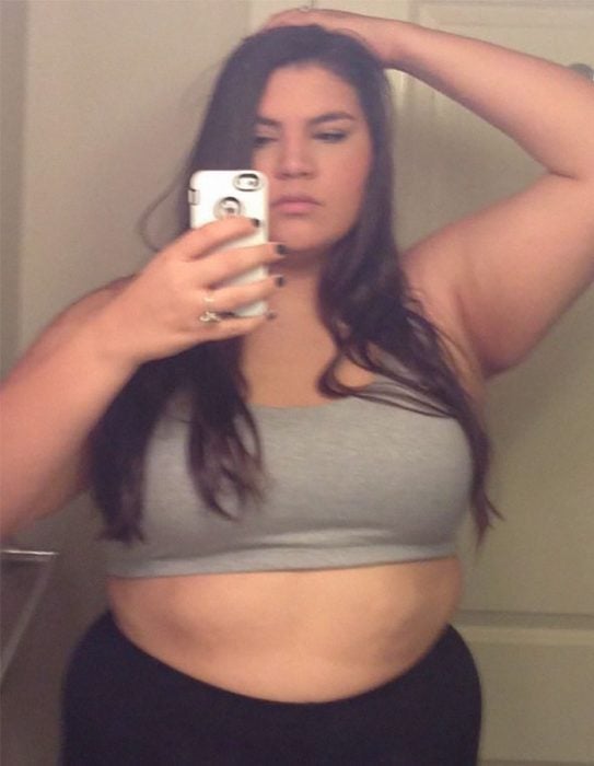 Chica que perdió 300 libras levantando pesas 