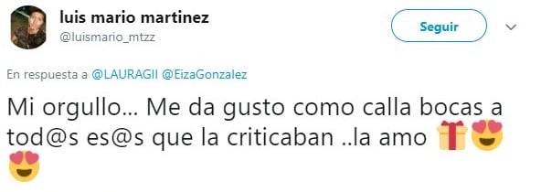 tuit de Eiza González