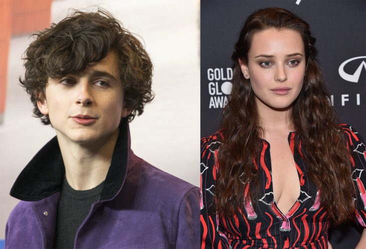  Timothée Chalamet y Katherine Langford 