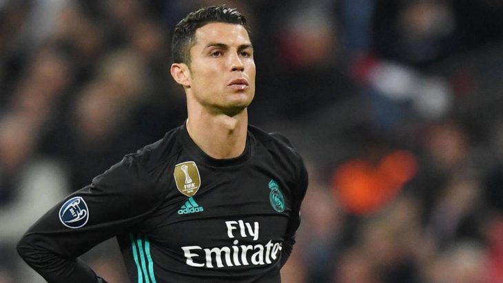 Cristiano Ronaldo con uniforme de fútbol 