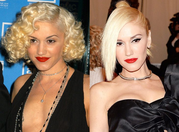 Gwen stefani joven y actualmente 