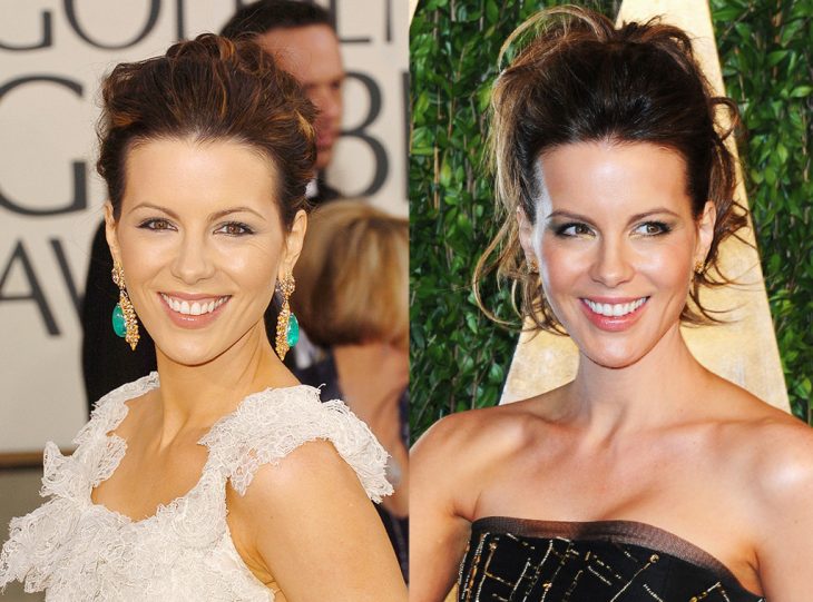 Kate Beckinsale joven y actualmente 