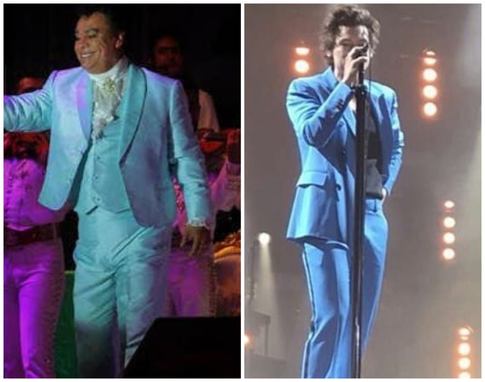 Harry Styles está copiando los outfits de Juan Gabriel