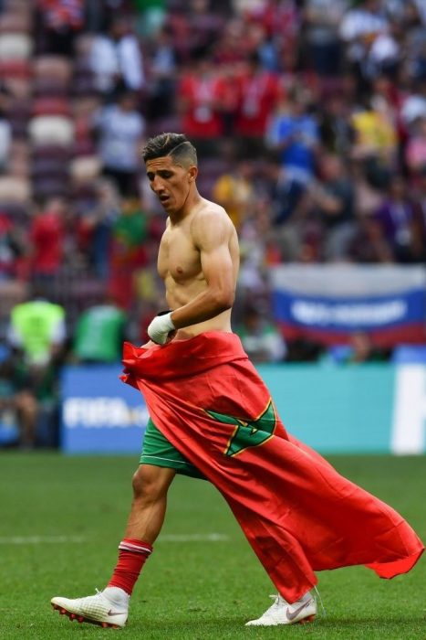 jugadores de selecciones mundiales sin camisa en el mundial Rusia 2018