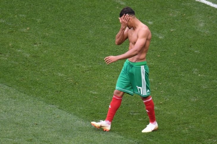 jugadores de selecciones mundiales sin camisa en el mundial Rusia 2018