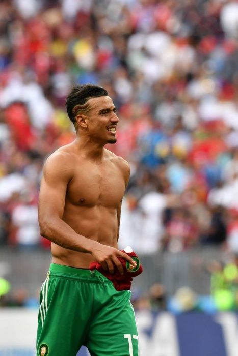 jugadores de selecciones mundiales sin camisa en el mundial Rusia 2018