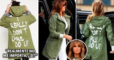 La elección de chaqueta de Melania Trump: ¿desinterés por los migrantes o descuido?