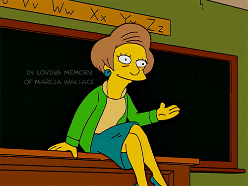 Edna Krabappel de Los Simpson