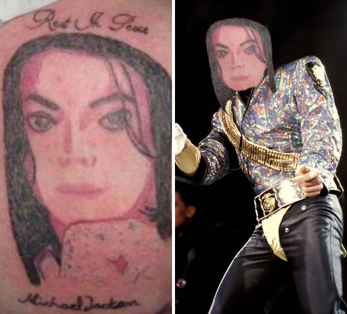 Tatuaje extraño de Michael Jackson 