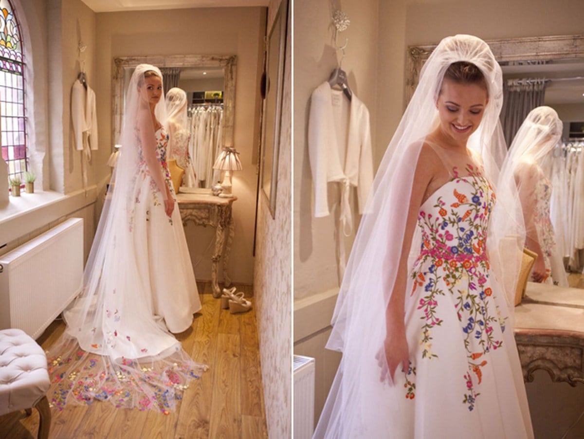 15 Lindos vestidos de novia con un toque de folclor mexicano