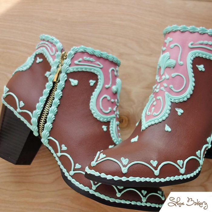 botas con chocolate