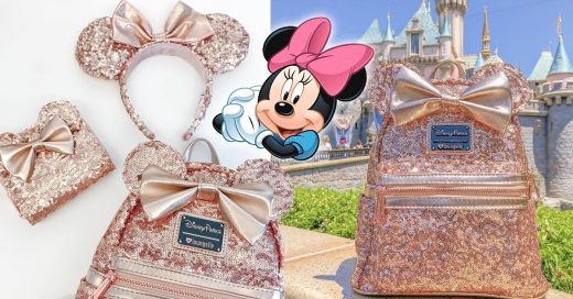 Disney Has Just Unveiled a Sparkling Sequin Rose Gold Backpack and Your Tote Bag Is Shaking