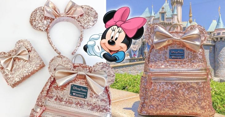 Disney Has Just Unveiled a Sparkling Sequin Rose Gold Backpack and Your Tote Bag Is Shaking