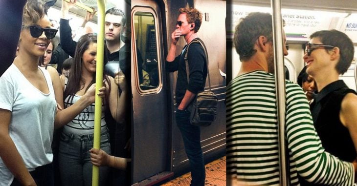 13 Famosos que prefieren usar el metro antes que llamar un Uber 