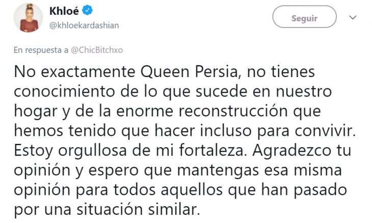 Comentarios en Twitter sobre la reconciliación de khloe con tristan