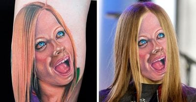 20 Fails que te harán pensar DOS veces antes de tatuarte la cara de alguien