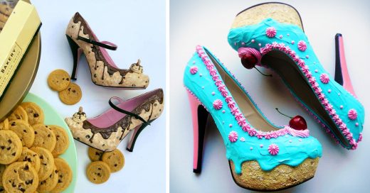 Estos zapatos en forma de helado son perfectos para una tarde de postres