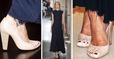 Zapatos con dedos; la extraña y abominable tendencia que llegó a las pasarelas