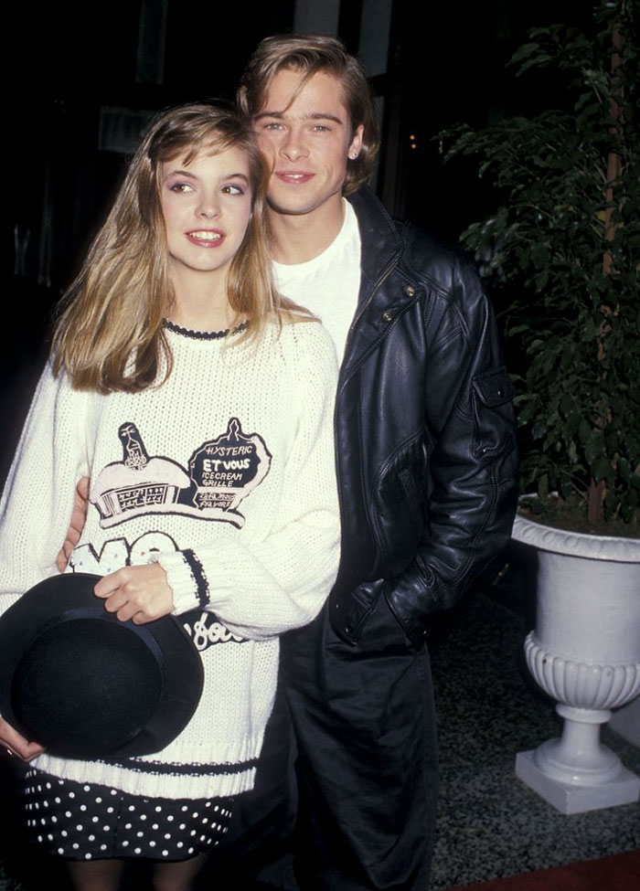 Shalene McCall  y Brad Pitt