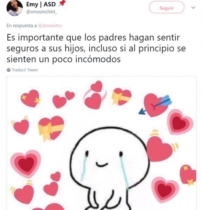 Comentarios en twitter sobre un padre que apoyó a su hijo youtuber 