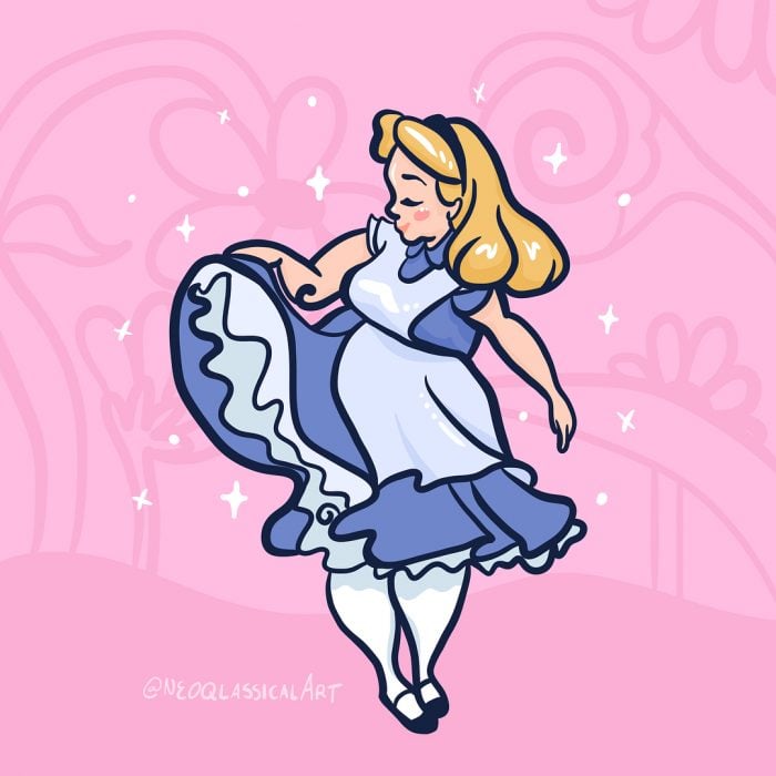 dibujo de princesa Disney 