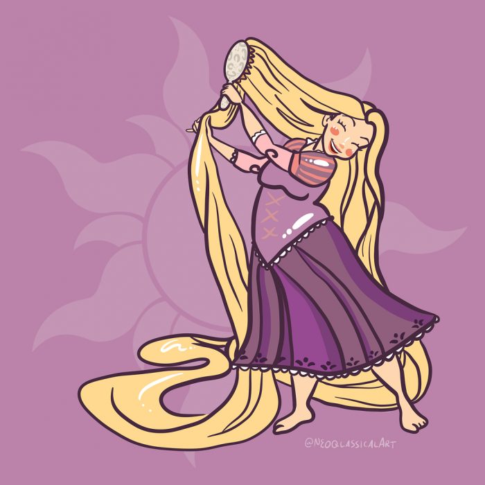 dibujo de princesa Disney 