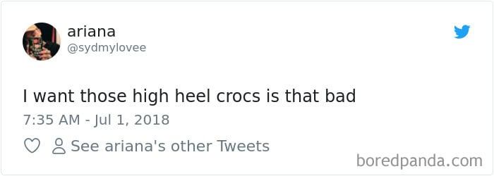 Comentarios en redes sociales sobre los crocs 
