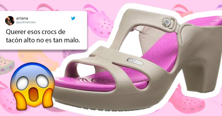 Los crocs con tacón ahora son una realidad