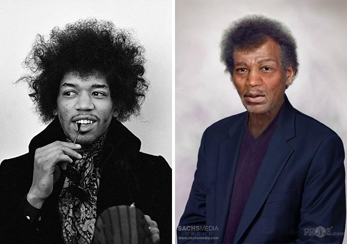 Jimi Hendrix y cómo se vería si estuviera vivo