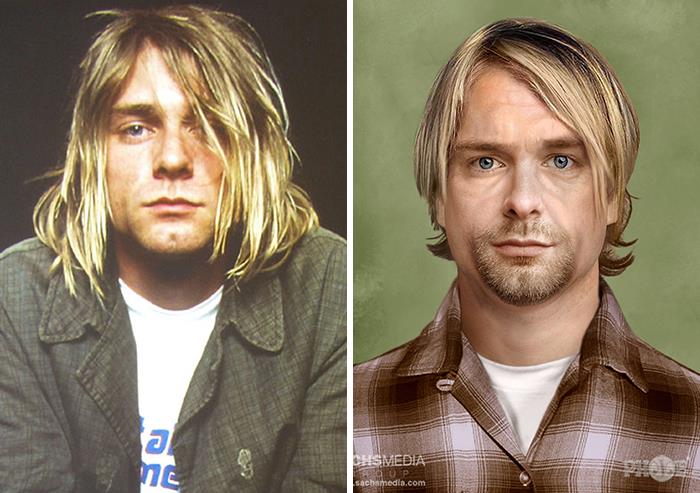 Kurt Kobain y cómo se vería si estuviera vivo