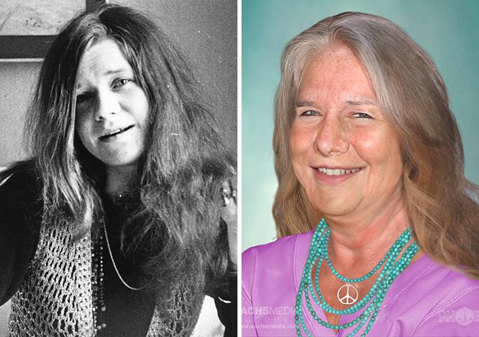 Janis Joplin los 27 y cómo se vería si estuviera viva