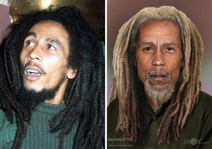 Bob Marley y cómo se vería si estuviera vivo
