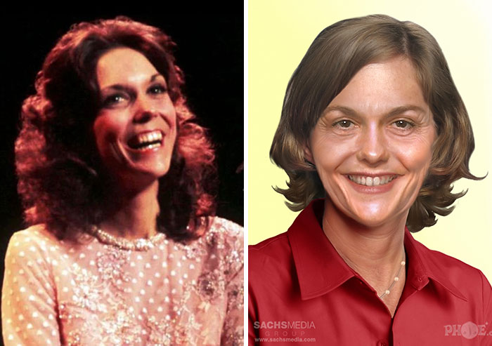 Karen Carpenter a los 27 y cómo se vería si estuviera viva