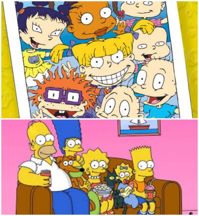 escena de Los Simpson 