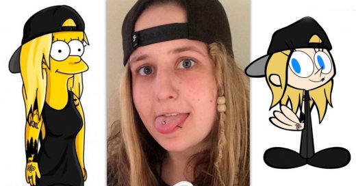 Esta chica se convirtió en 30 dibujos animados diferentes