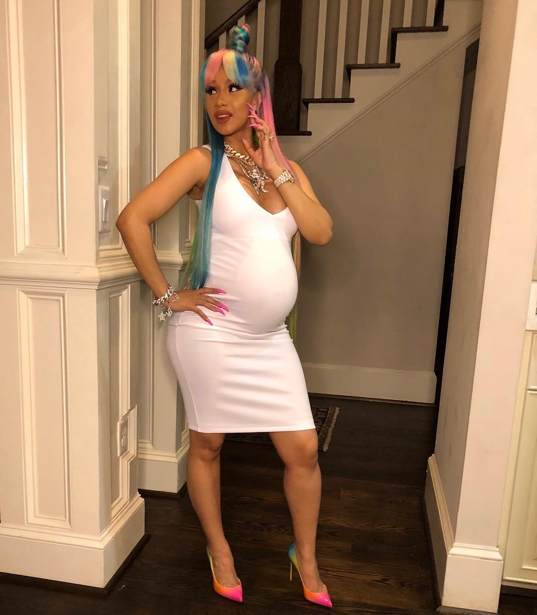 Cardi B embarazada de su primera hija 