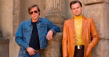 Leonardo DiCaprio y Brad Pitt juntos en filme ‘vintage’; ¡son guapos hombres en los 70!