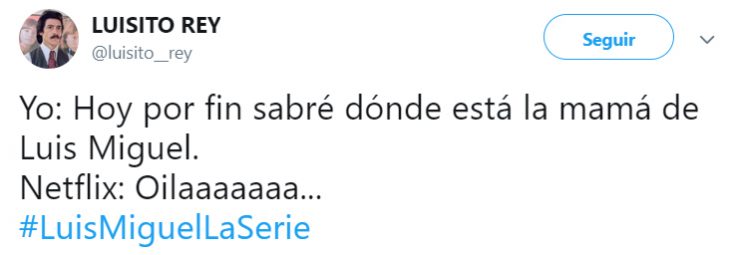 Comentarios en Twitter sobre el final de temporada de Luis Miguel: la serie 