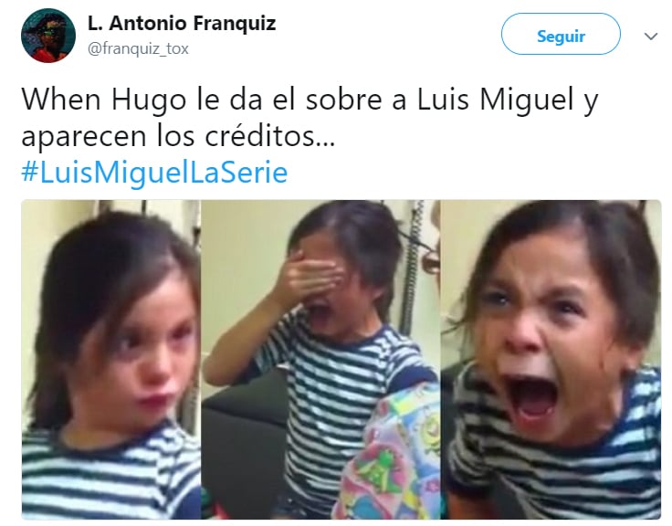 Comentarios en Twitter sobre el final de temporada de Luis Miguel: la serie 