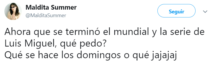 Comentarios en Twitter sobre el final de temporada de Luis Miguel: la serie 