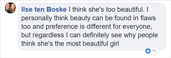 Comentarios en facebook acerca de la niña más hermosa del mundo
