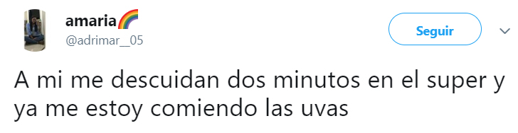 Comentarios en Twitter sobre personas que se descuidaron poquito