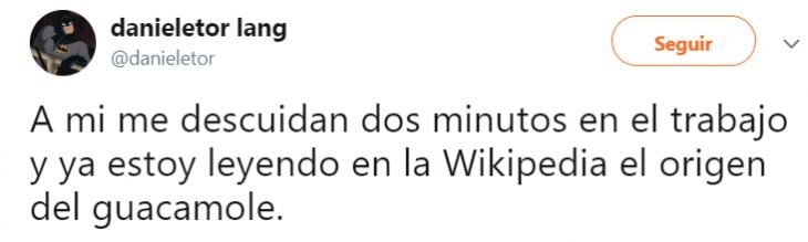 Comentarios en Twitter sobre personas que se descuidaron poquito