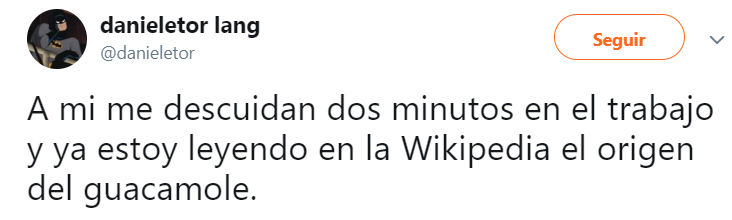 Comentarios en Twitter sobre personas que se descuidaron poquito